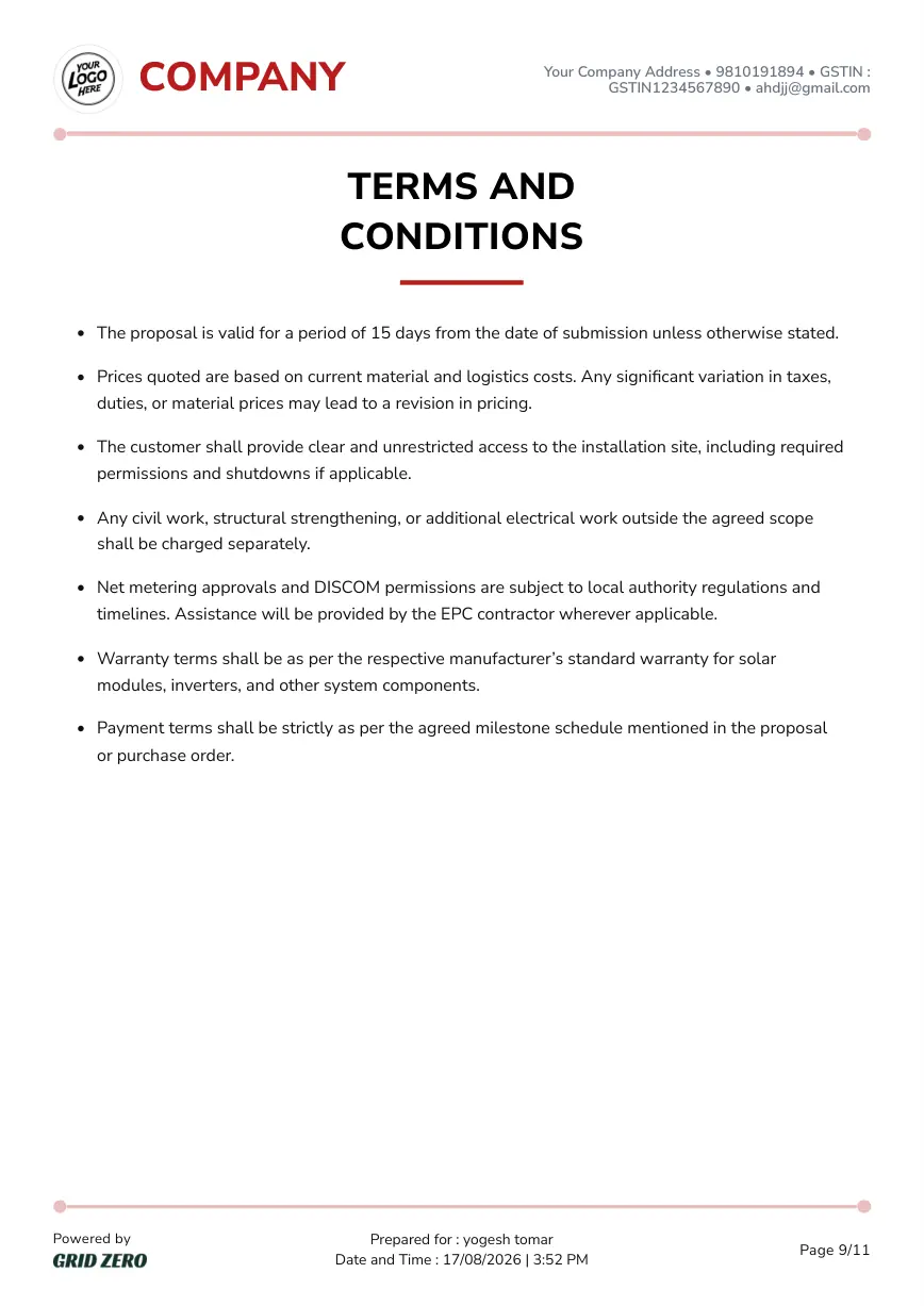 Proposal, page 9 of 11